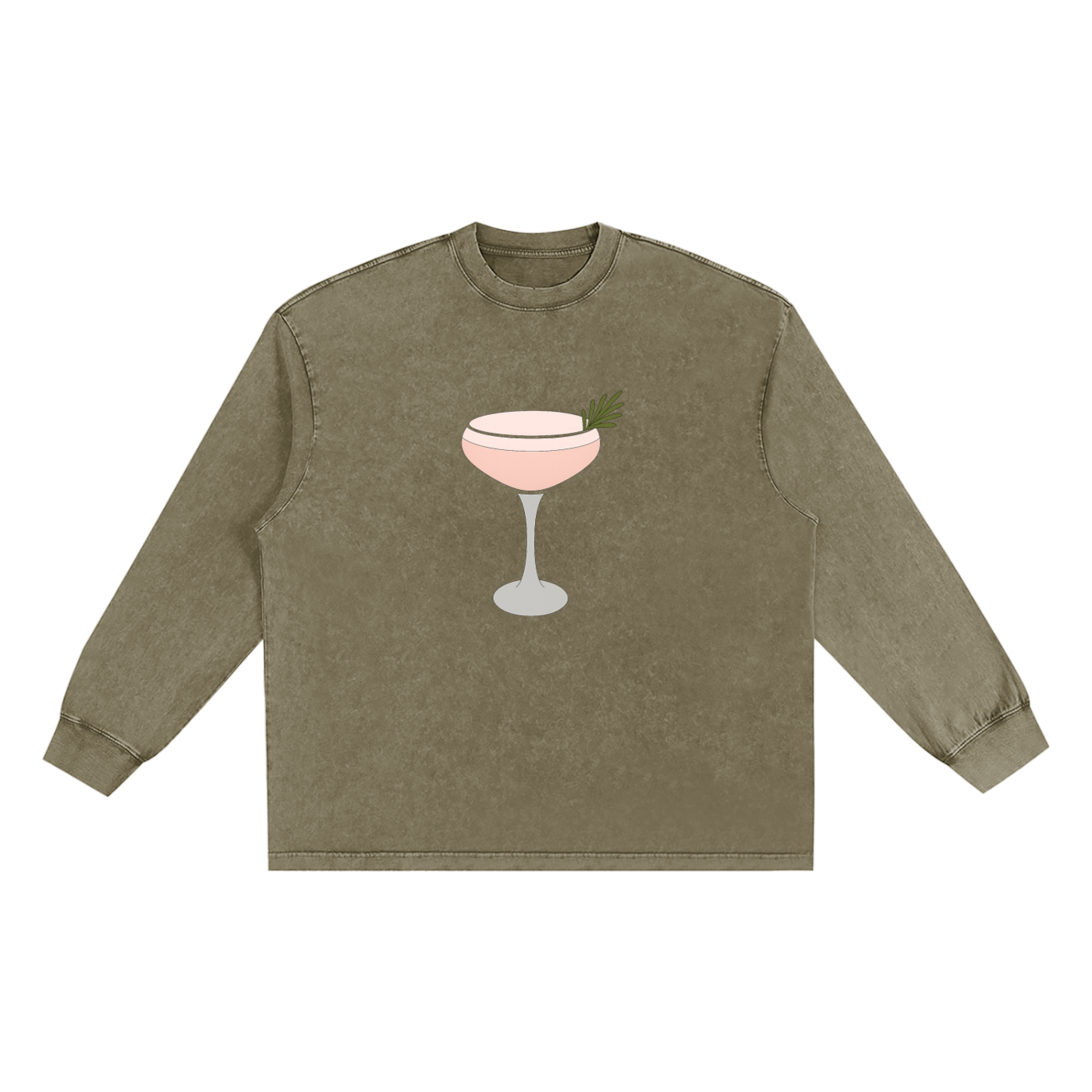 Snow Washed Frayed Edge T-Shirt