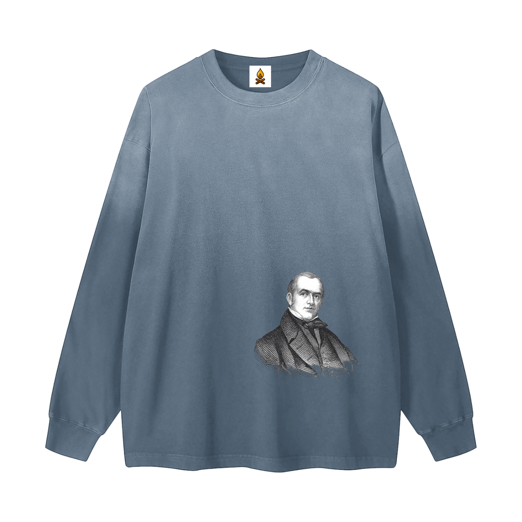 J. Buel Bust Gradient Washed Long Sleeve T-Shirt