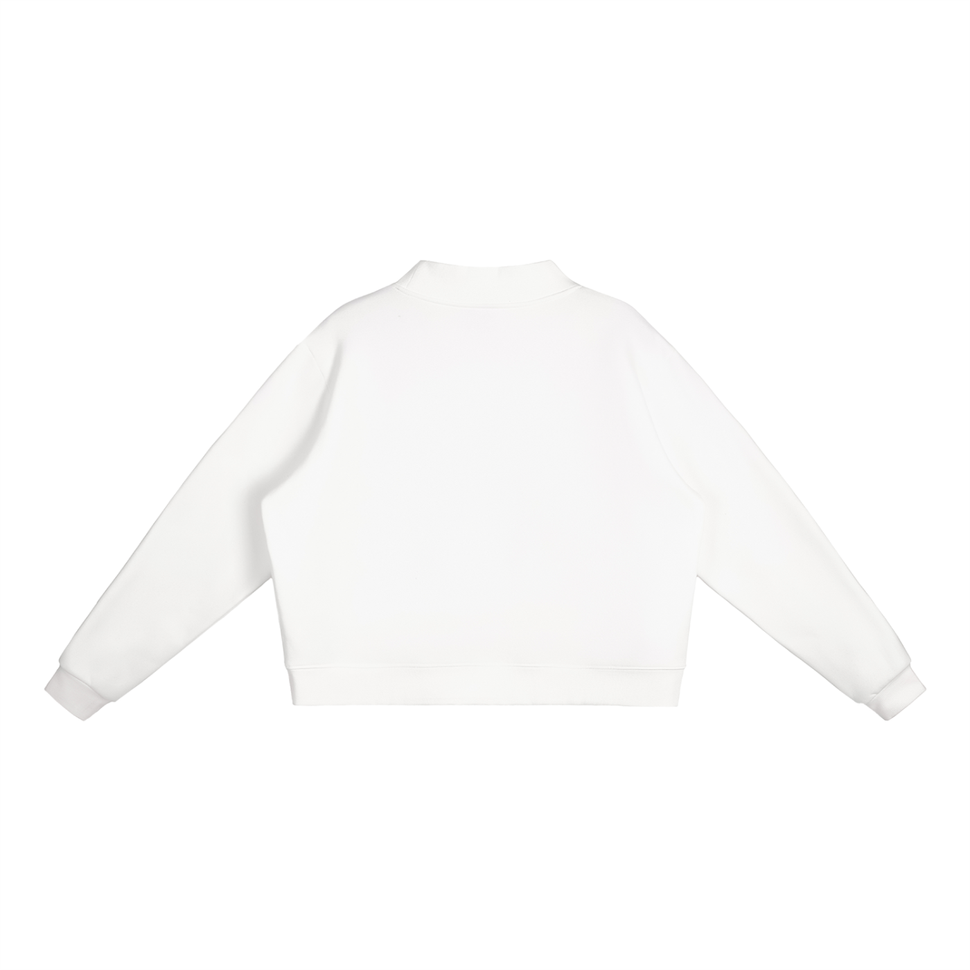 Queen of Champagne Mock-Neck Crew Sweatshirt