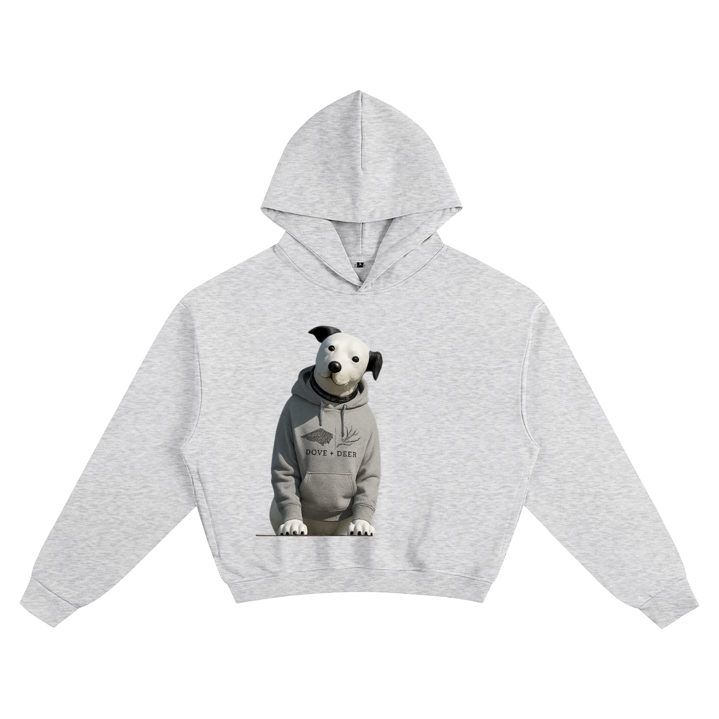 Unisex Cotton Cropped Hoodie