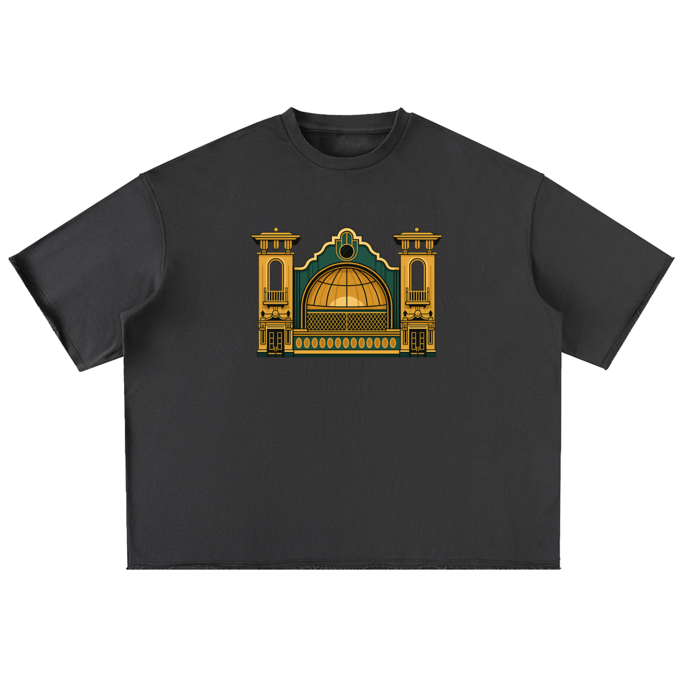 Park Playhouse Washed Rolled Hem Half Sleeve T-Shirt