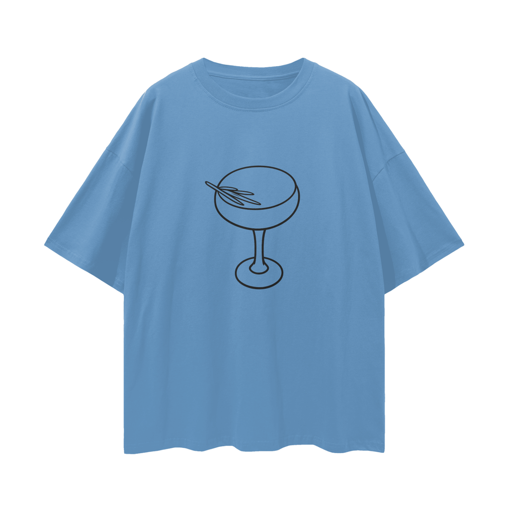 The Grocer Outline Loose Drop Shoulder T-Shirt