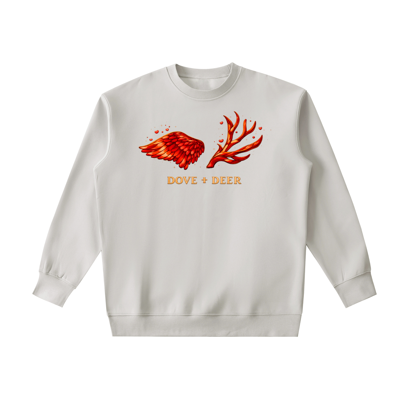 Dove and Love Weighted Crewneck Sweatshirt