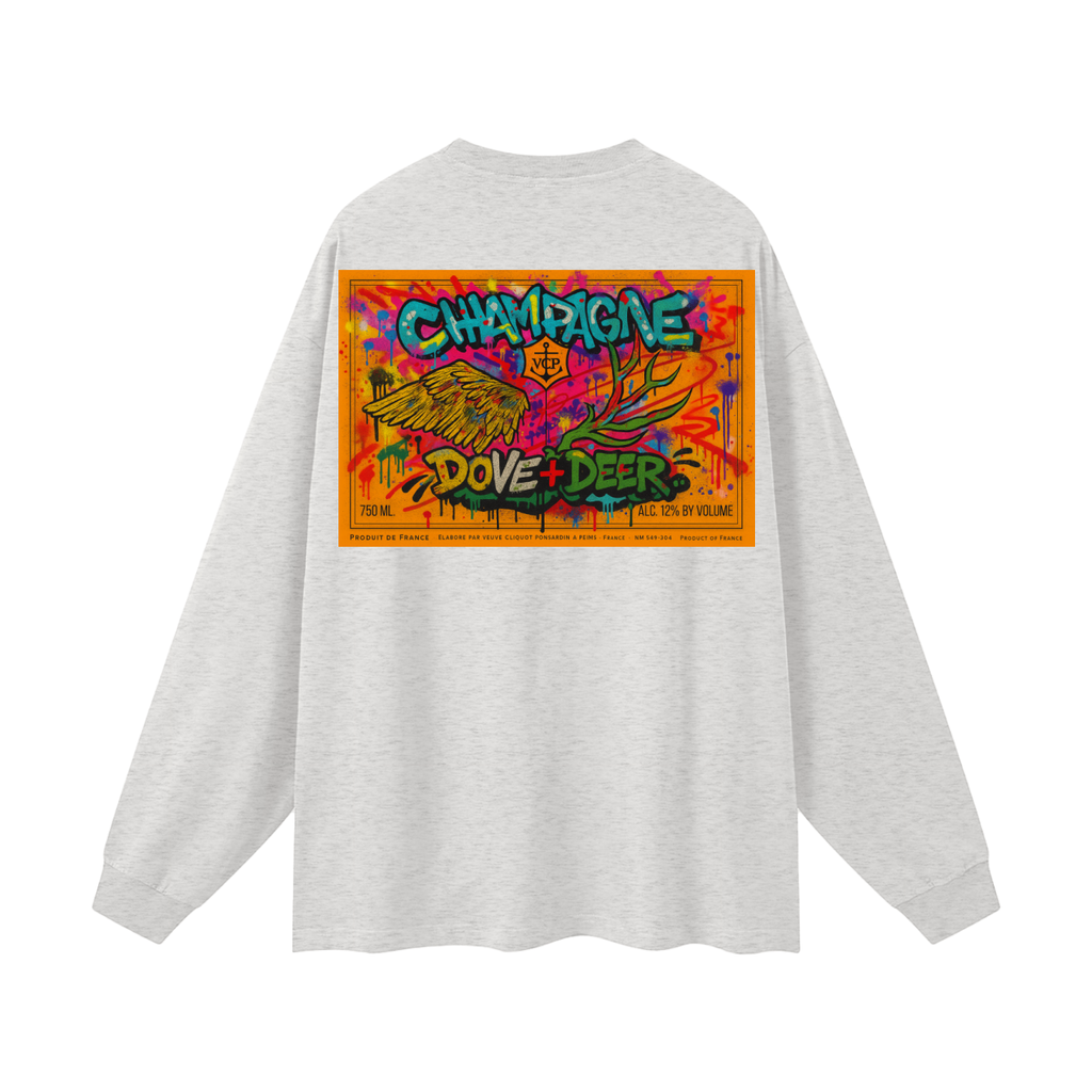 DD Clic Graffiti Oversized Unisex Long Sleeve T-Shirt