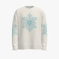 Vineyard SnowFlake Men's Oversized Crew Neck Pullover