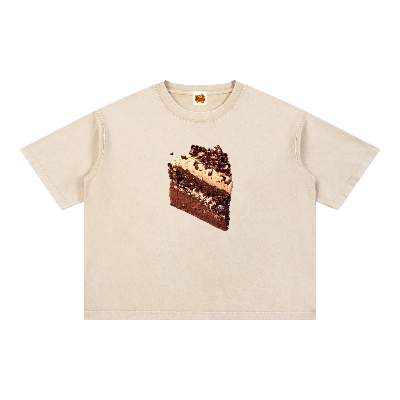 Ani's Cake Mineral Wash Boxy Cotton T-Shirt