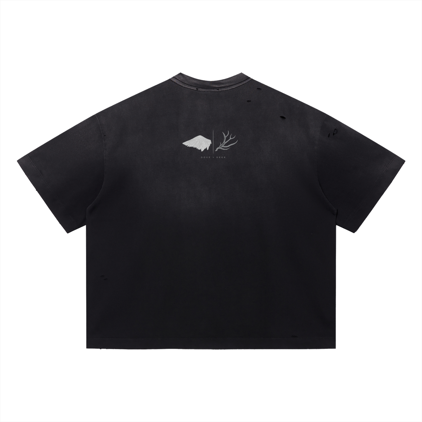 This Boy Believes Vintage Washed Distressed Boxy Oversized T-Shirt