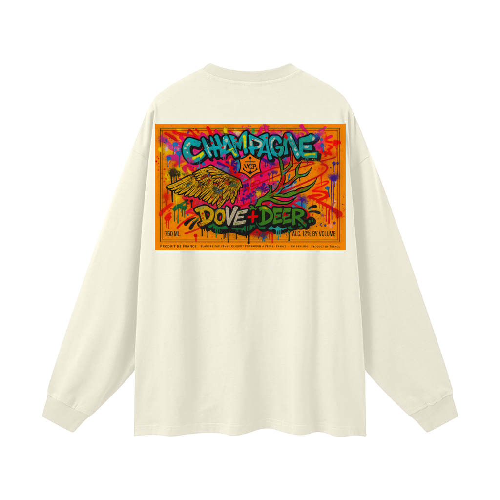 DD Clic Graffiti Oversized Unisex Long Sleeve T-Shirt