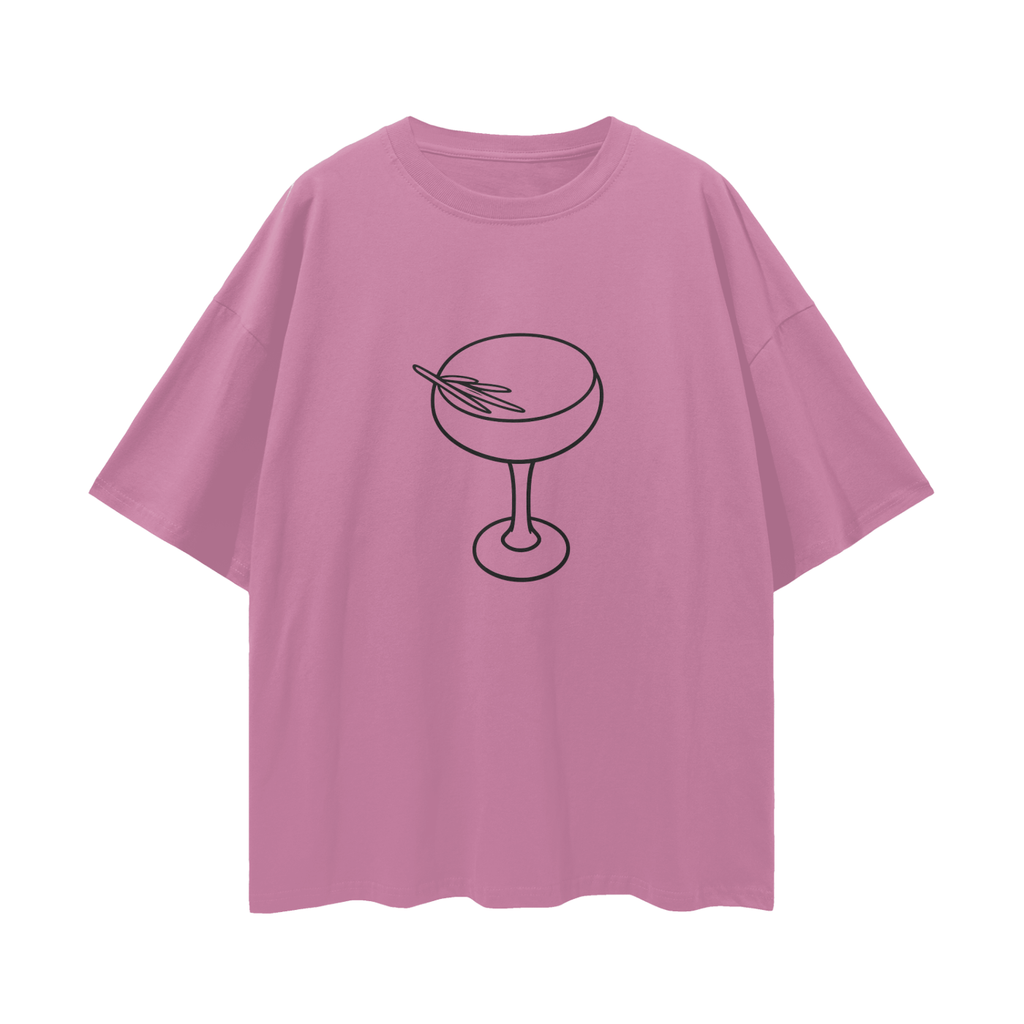 The Grocer Outline Loose Drop Shoulder T-Shirt