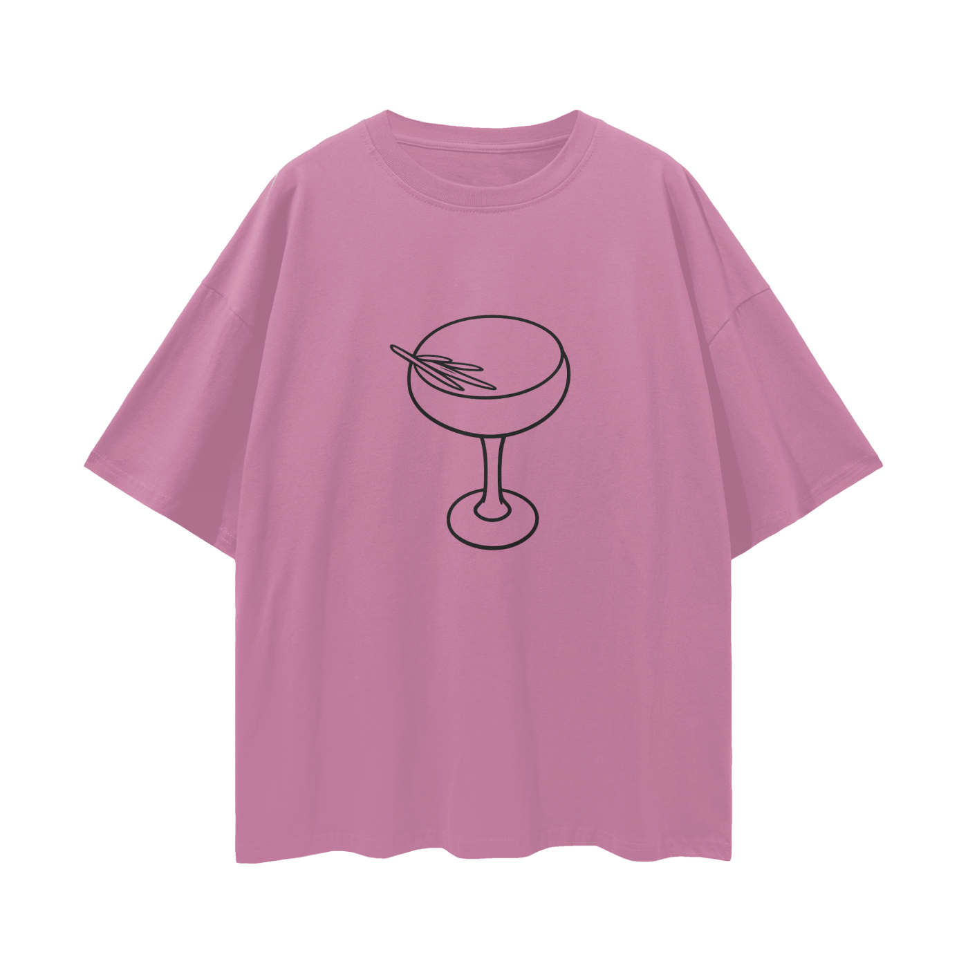 The Grocer Outline Loose Drop Shoulder T-Shirt