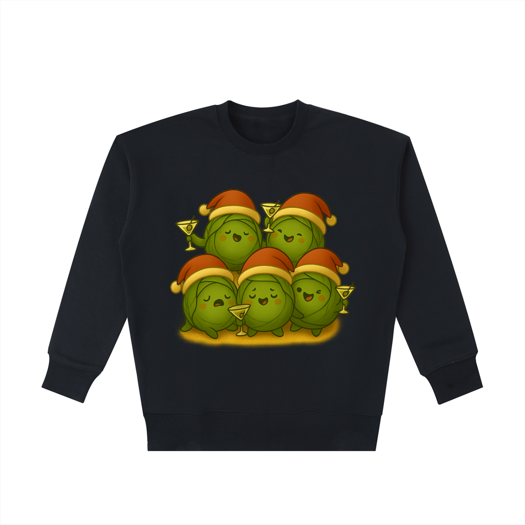 Caroling Martini  Cotton Sweatshirt