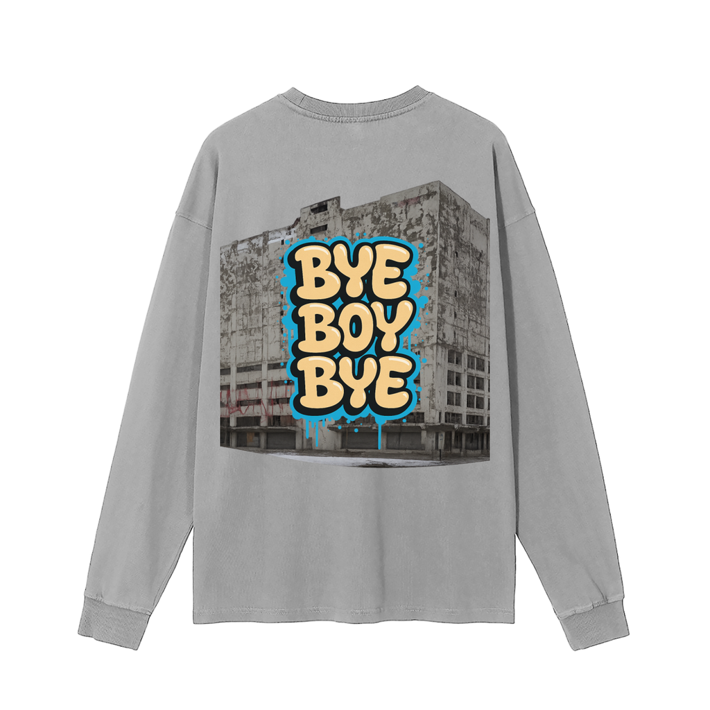 Bye Central WareHouse Vintage Washed Long Sleeve T-Shirt