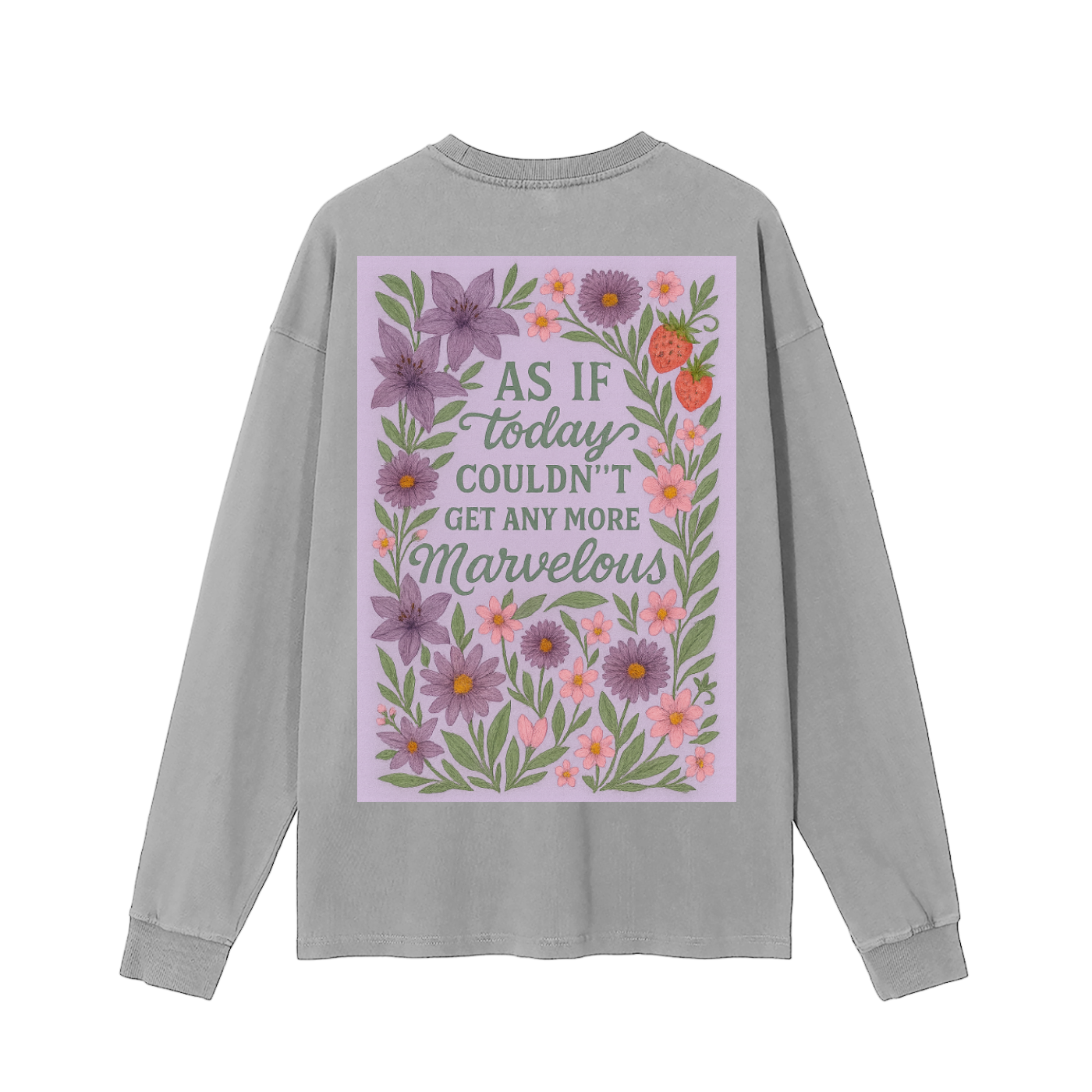 Marvelous Fall Vintage Washed Long Sleeve T-Shirt