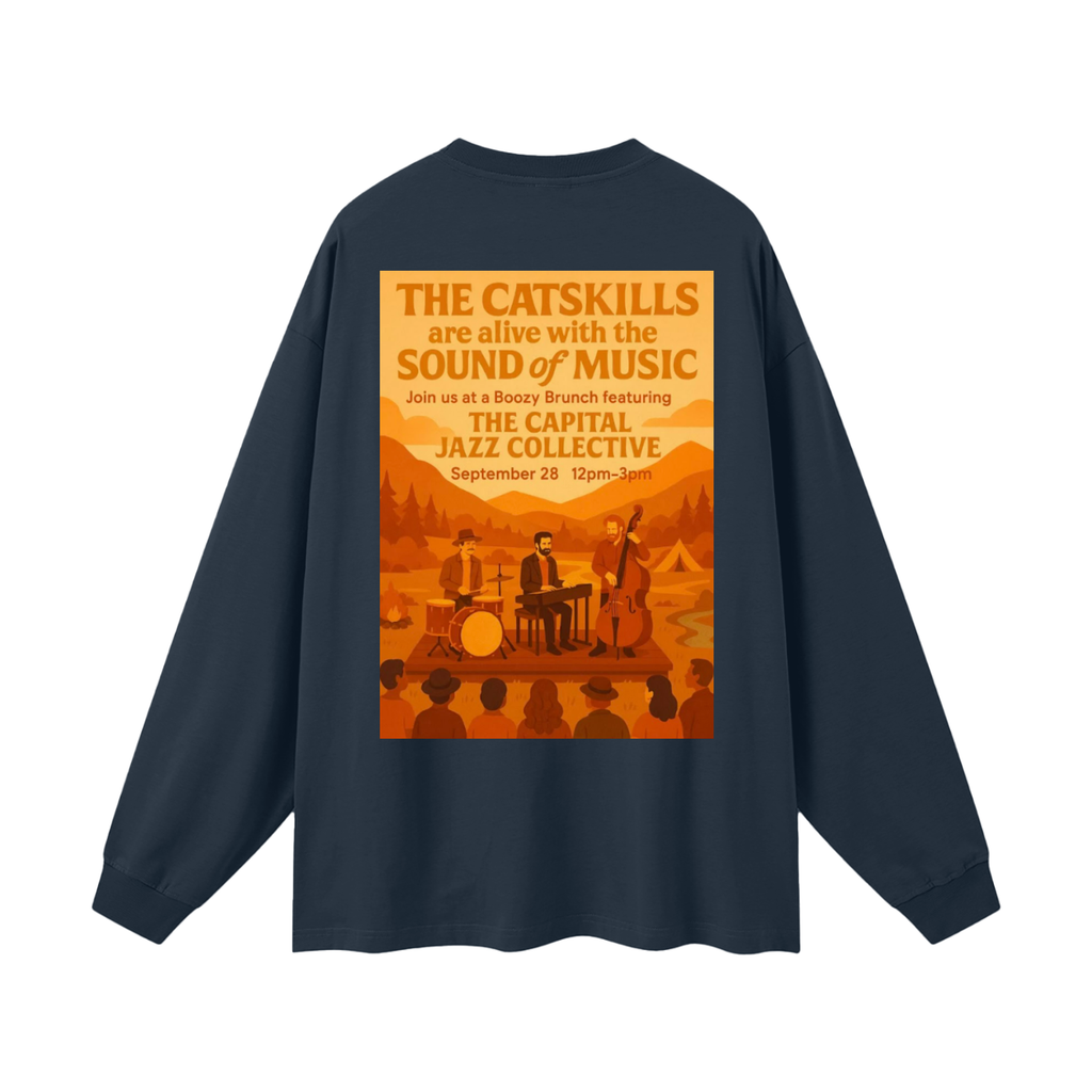 Capital Jazz Collective Fall Show Oversized Unisex Long Sleeve T-Shirt