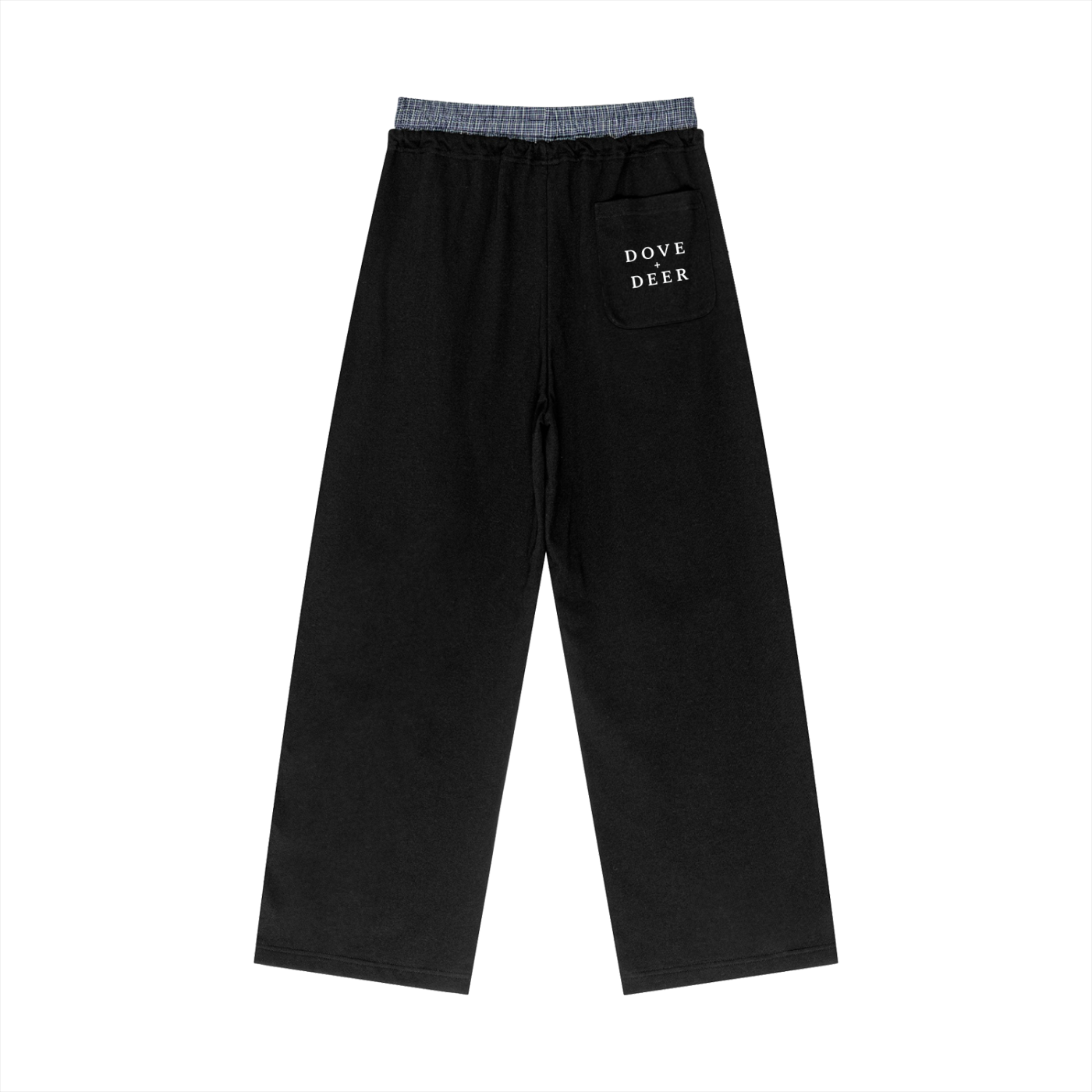 Espressotini Plaid Contrast Waist Pants