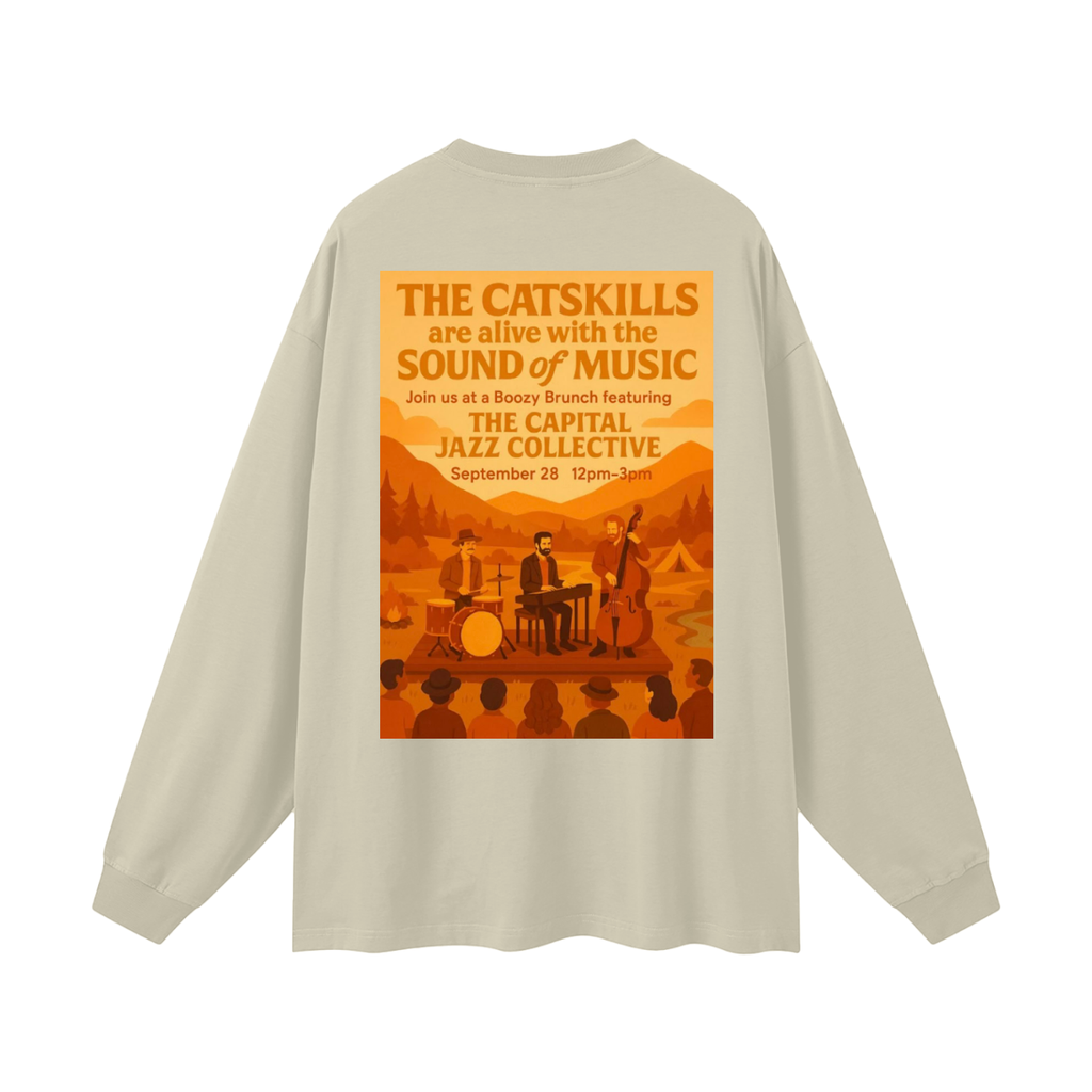 Capital Jazz Collective Fall Show Oversized Unisex Long Sleeve T-Shirt