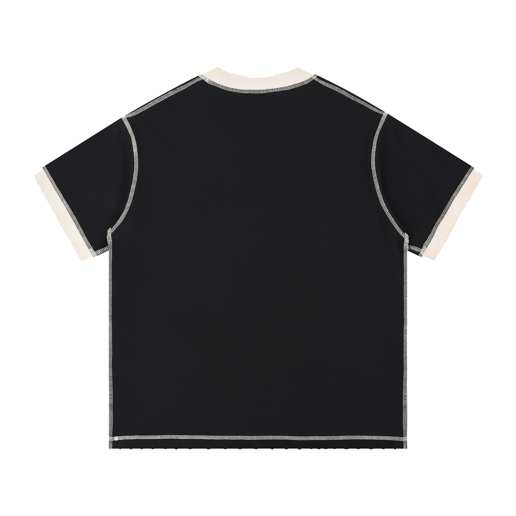 Albany NY Contrast-Stitched Cotton T-Shirt