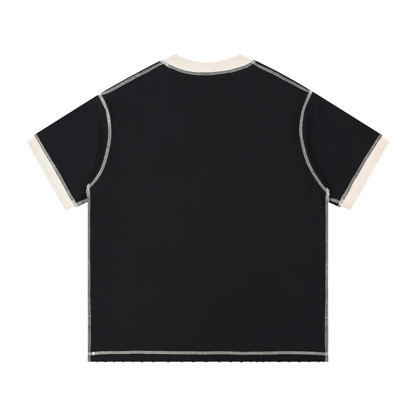 Albany NY Contrast-Stitched Cotton T-Shirt
