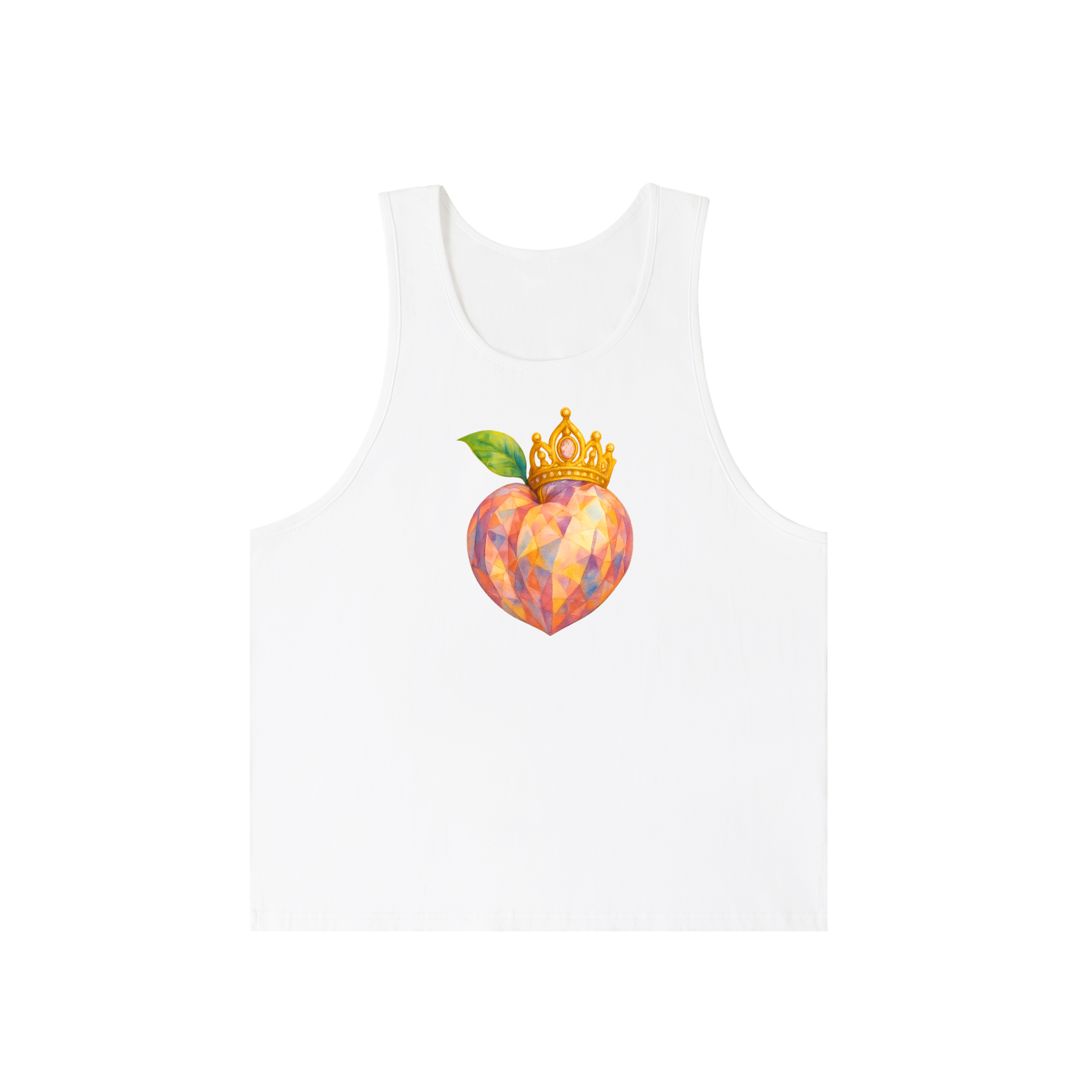 Diamond Peach Loose Tank Top