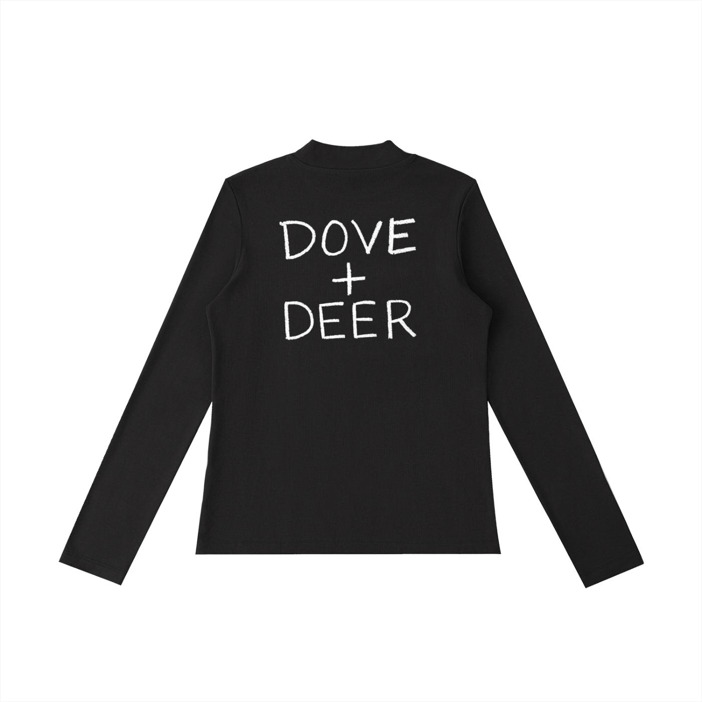 Ani's Mocha Cake Mock Neck Long Sleeve T-Shirt