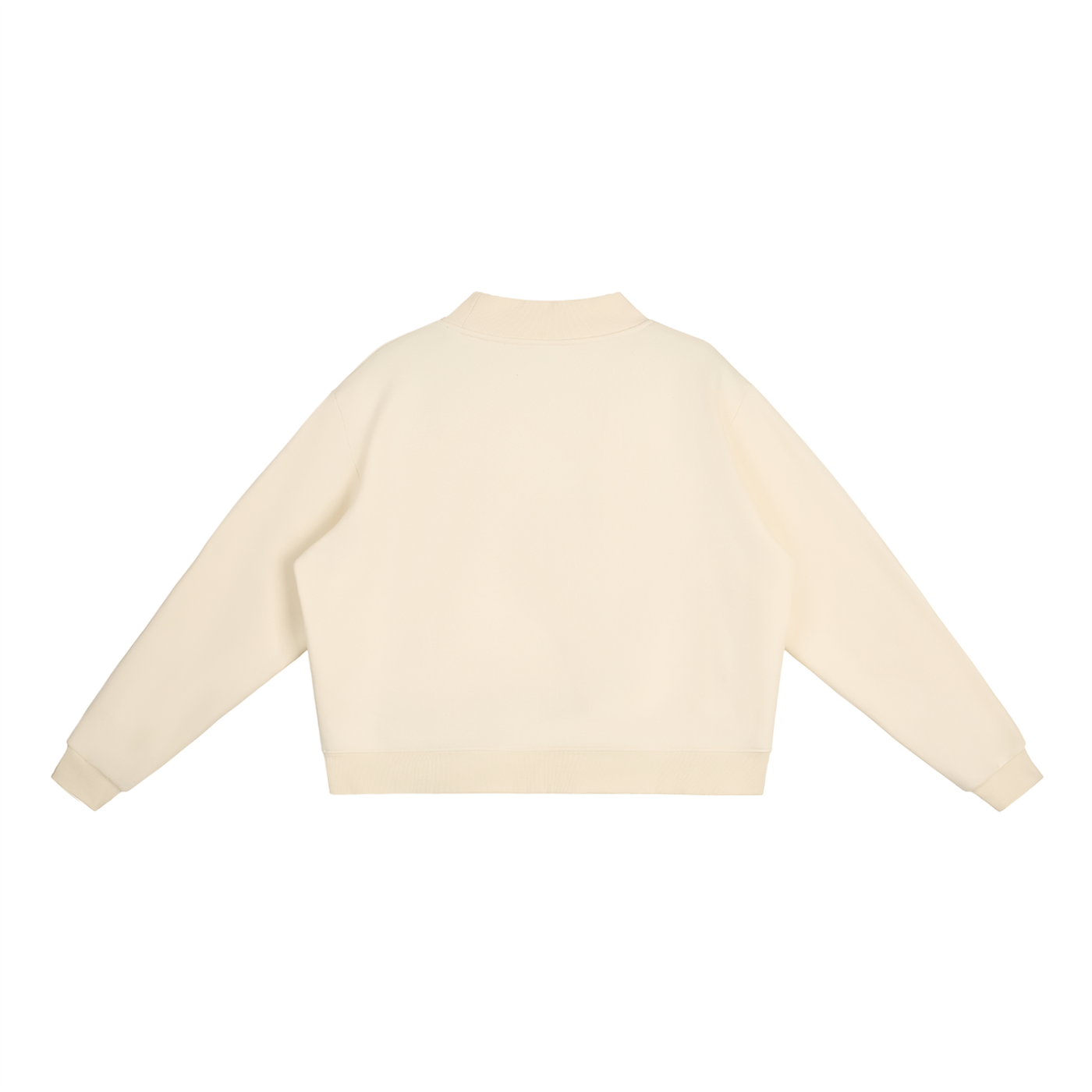 Queen of Champagne Mock-Neck Crew Sweatshirt