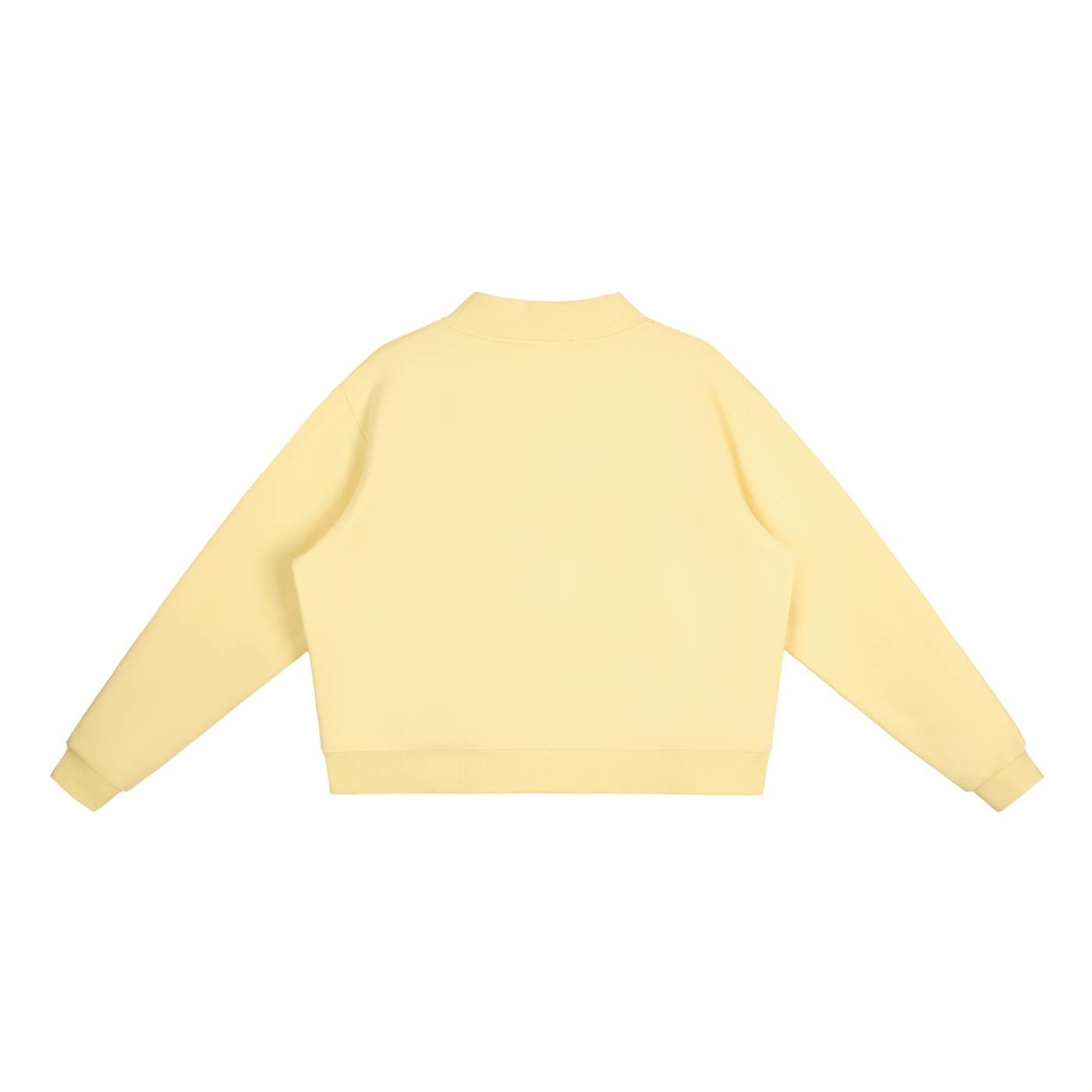 Queen of Champagne Mock-Neck Crew Sweatshirt