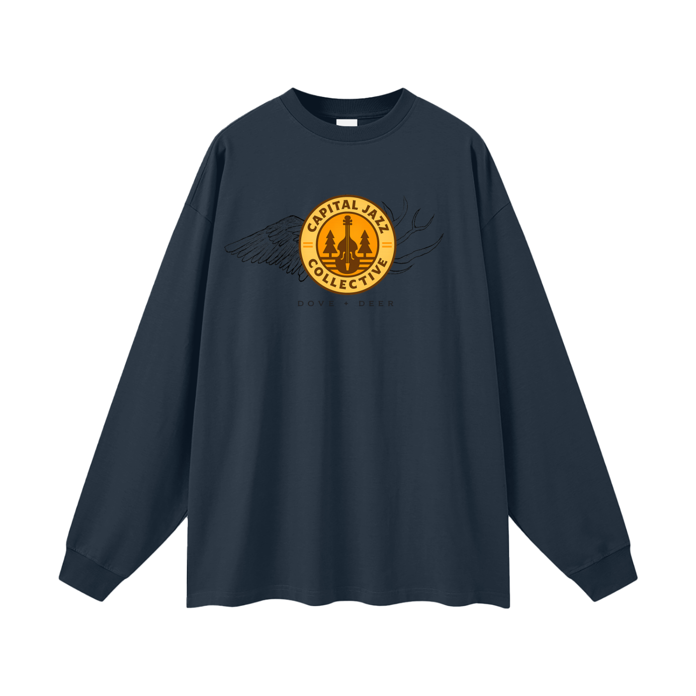 The Capital Jazz Collective @ Dove + Deer Fall 2025 Oversized Unisex Long Sleeve T-Shirt