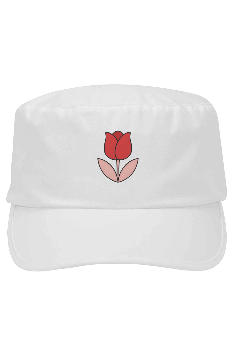 Red Tulip Painter Cap