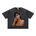 She Believes Mineral Wash Boxy Cotton T-Shirt