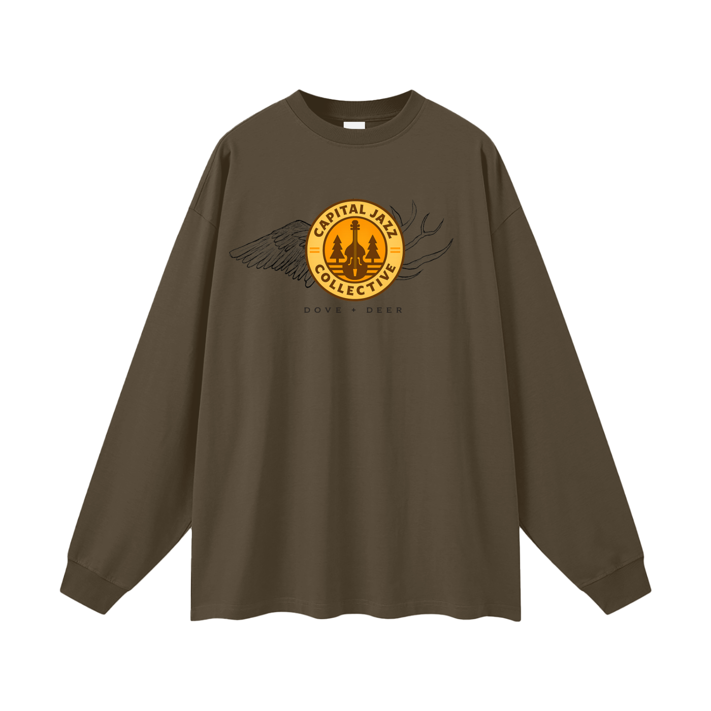 The Capital Jazz Collective @ Dove + Deer Fall 2025 Oversized Unisex Long Sleeve T-Shirt