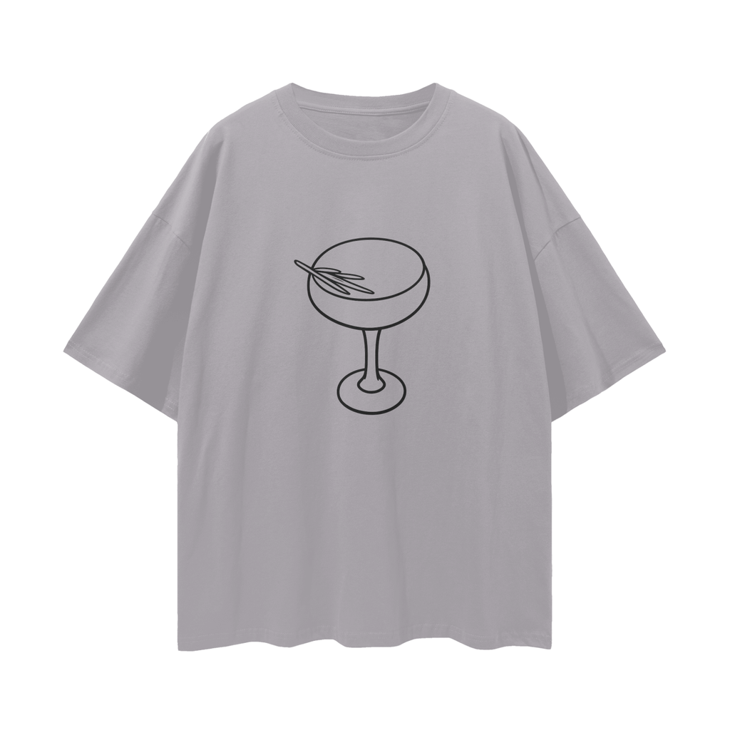 The Grocer Outline Loose Drop Shoulder T-Shirt
