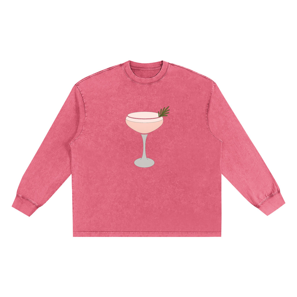 Snow Washed Frayed Edge T-Shirt