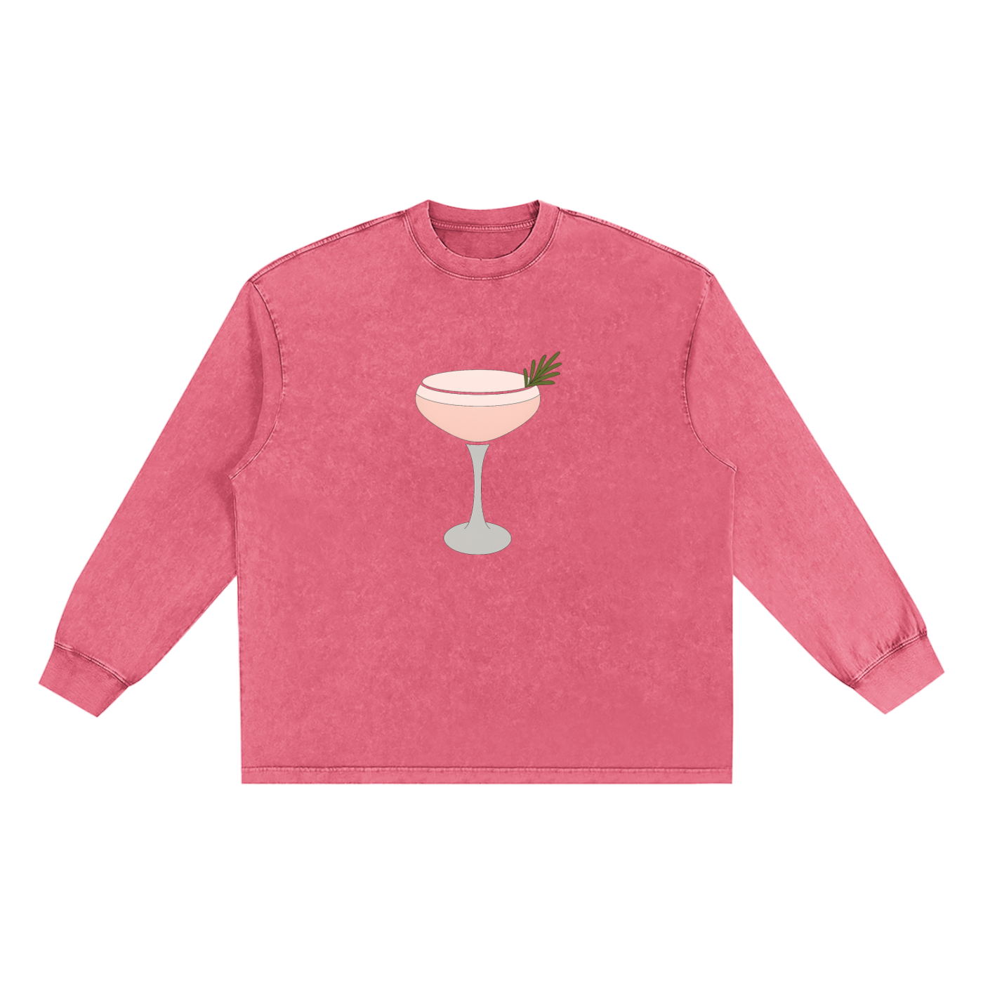 Snow Washed Frayed Edge T-Shirt