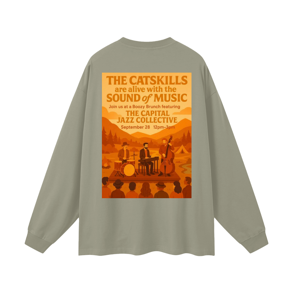 Capital Jazz Collective Fall Show Oversized Unisex Long Sleeve T-Shirt