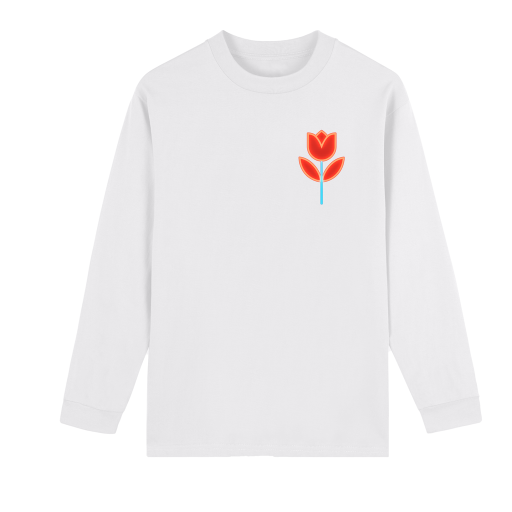 APSTA Neon Crew Neck Drop Shoulder Long Sleeve Shirt