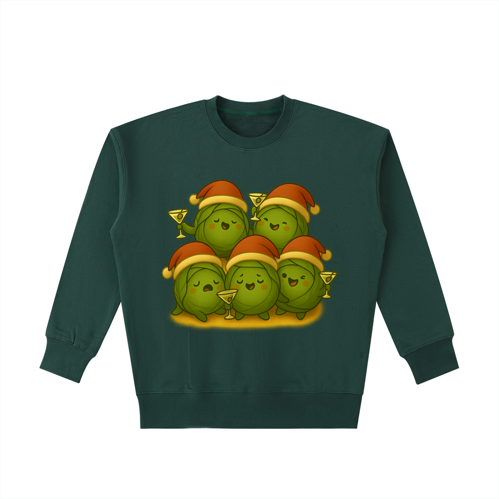 Caroling Martini  Cotton Sweatshirt