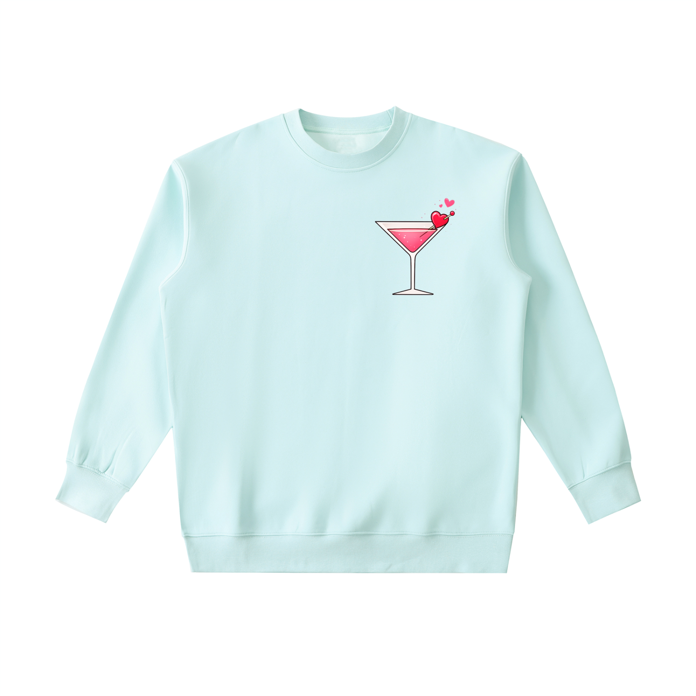 A Lovely Martini Weighted Crewneck Sweatshirt