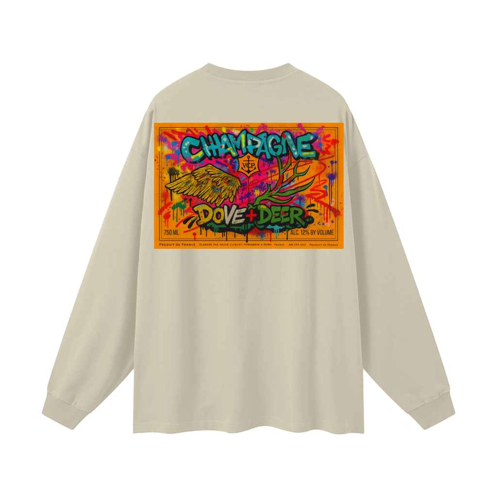 DD Clic Graffiti Oversized Unisex Long Sleeve T-Shirt