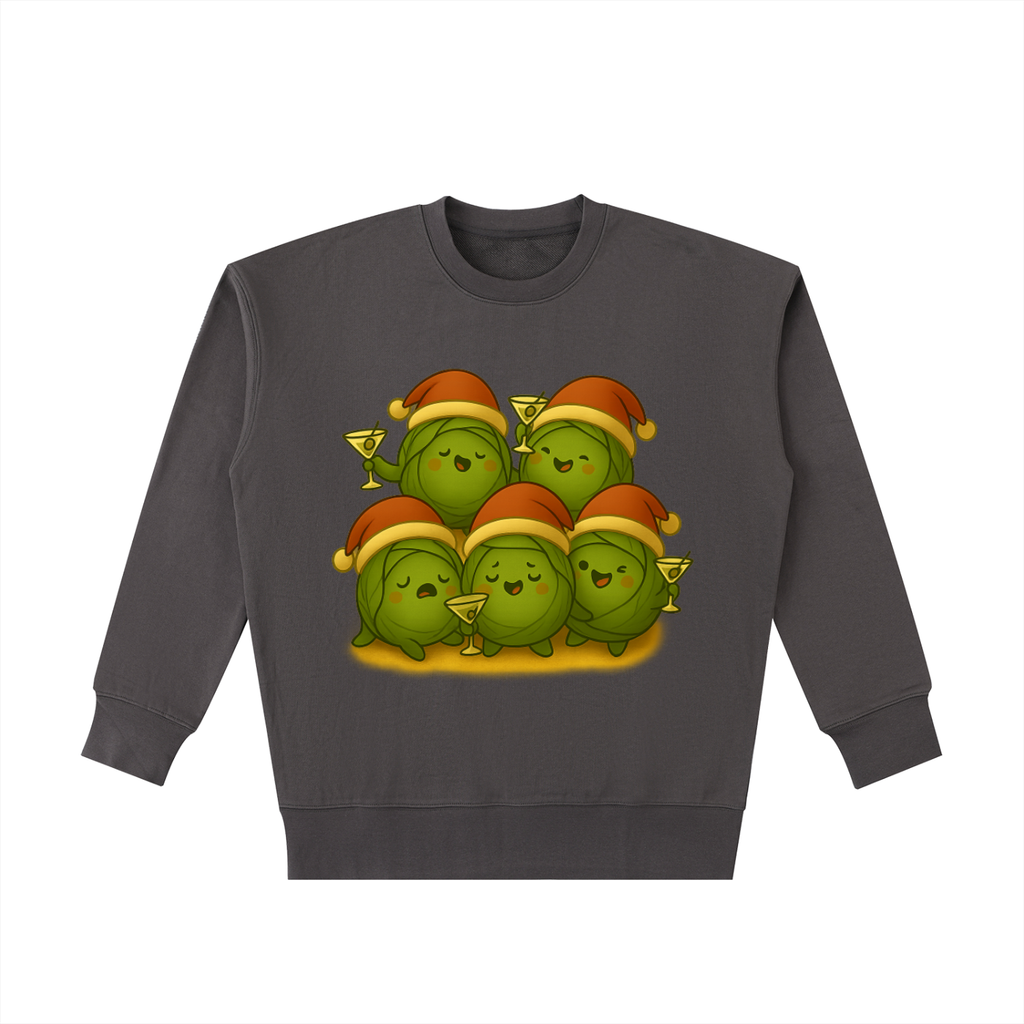 Caroling Martini  Cotton Sweatshirt