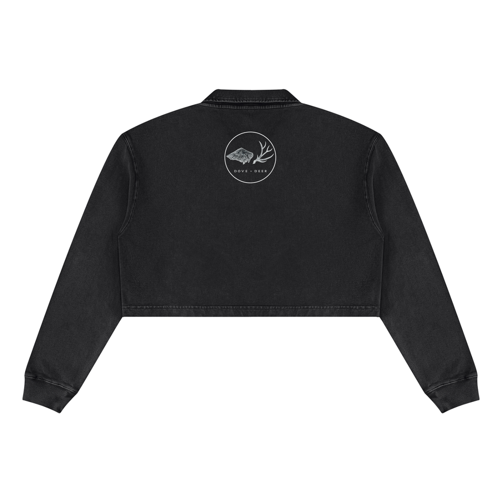 The Sweetest Sprig Women’s Vintage Wash Crop Sweatshirt