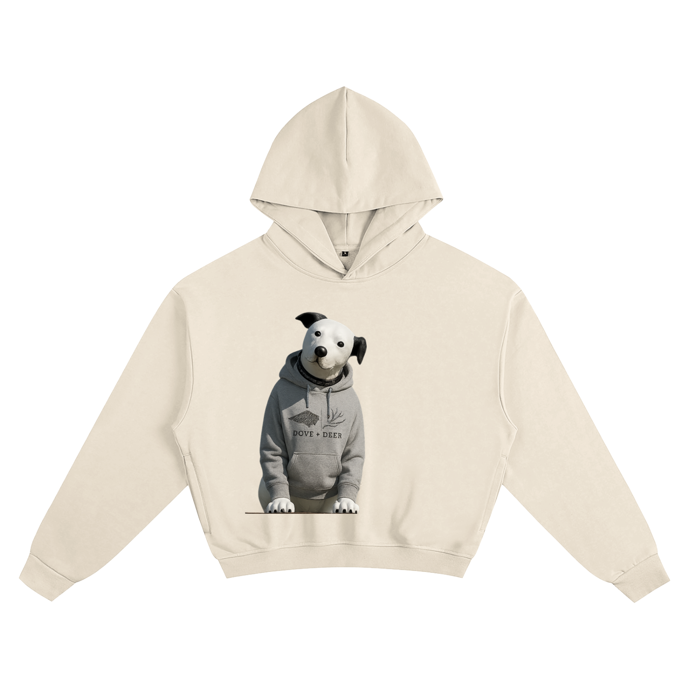 Unisex Cotton Cropped Hoodie