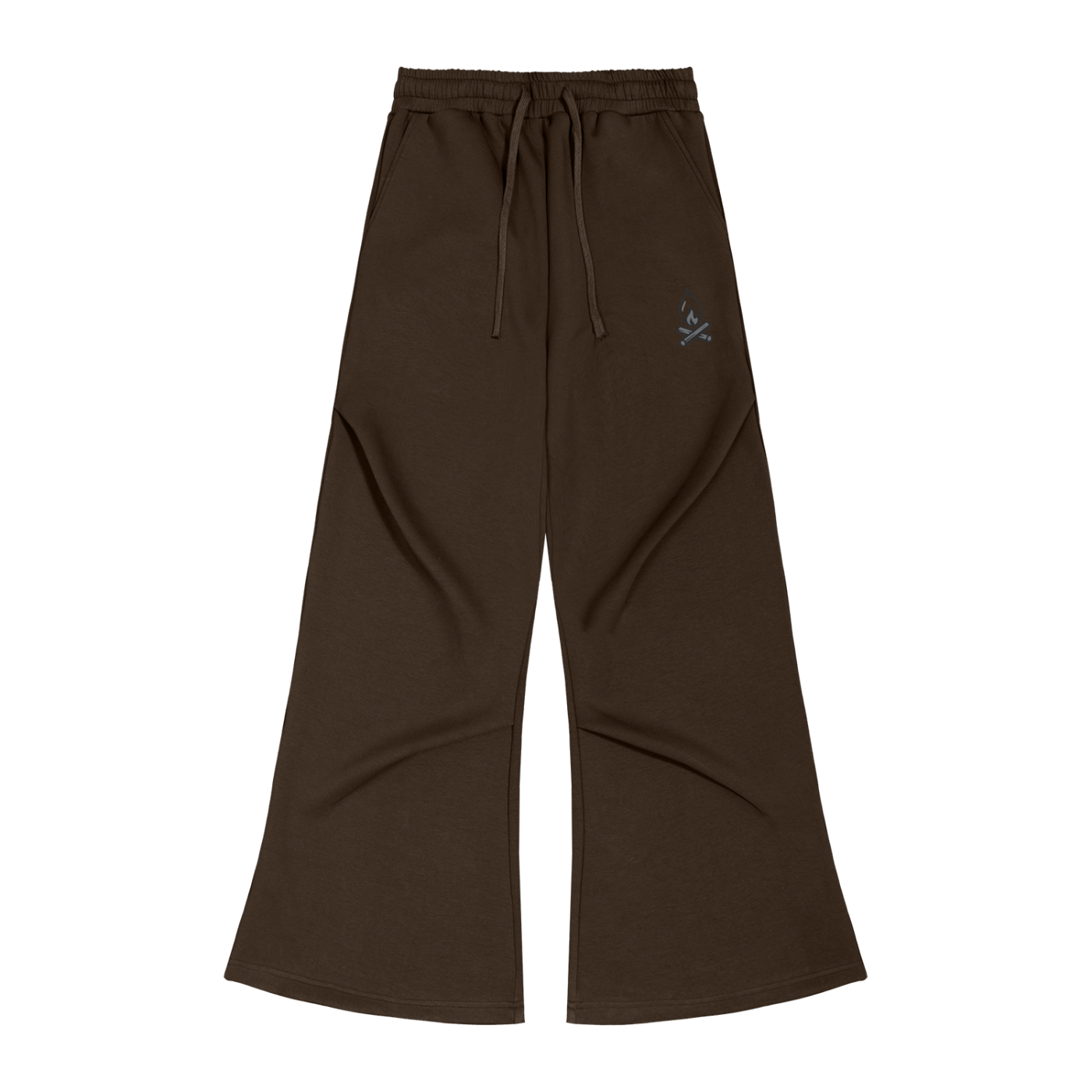 Honey PowWow Wide Leg Drawstring Sweatpants