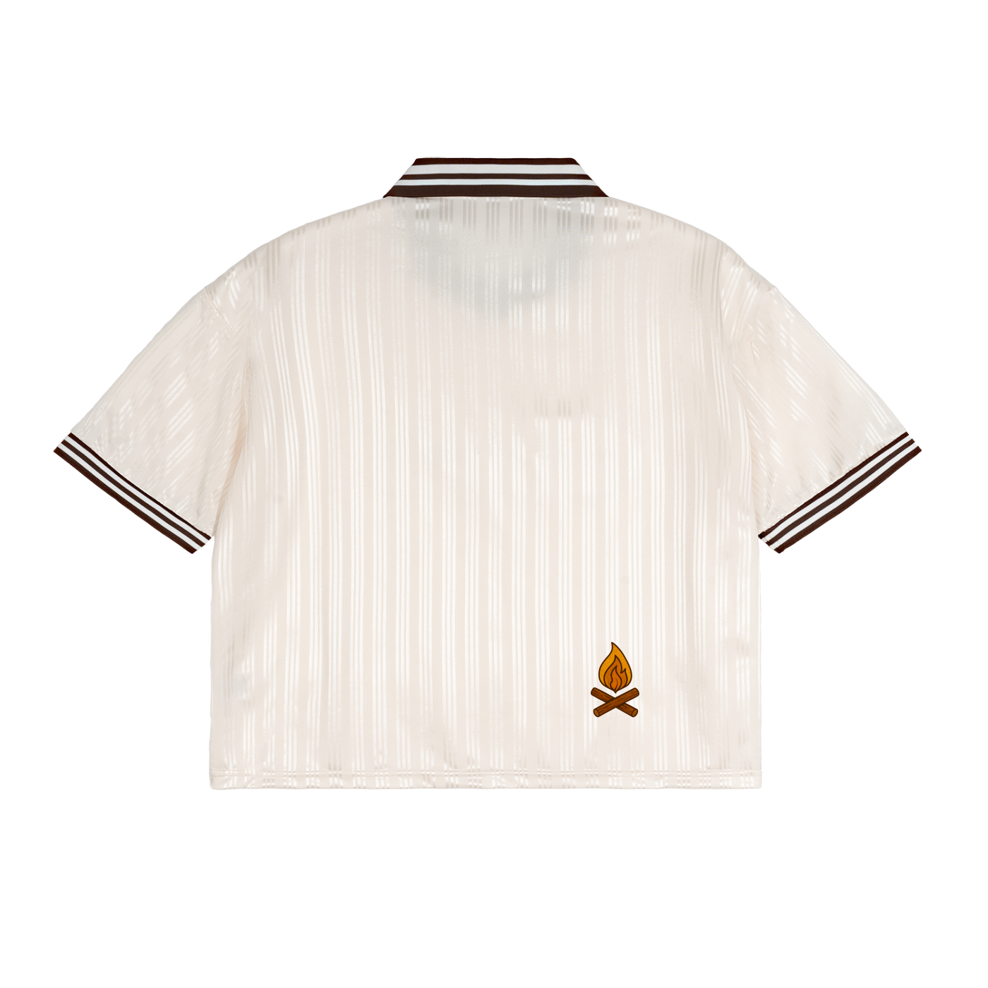 Albany Wine Seal Contrast Stripes Polo Collar T-Shirt