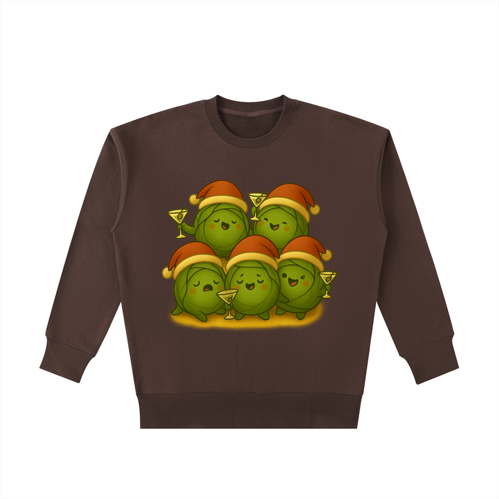 Caroling Martini  Cotton Sweatshirt