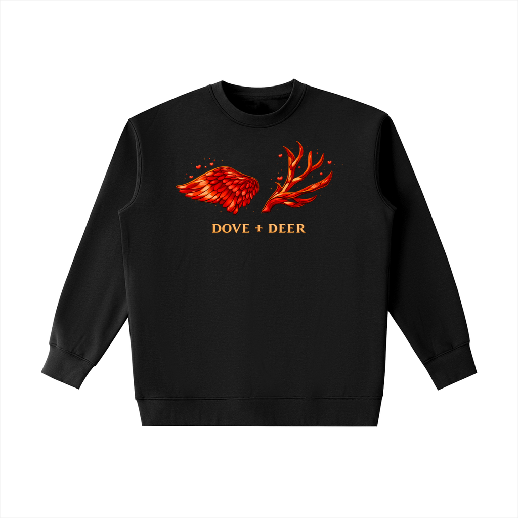 Dove and Love Weighted Crewneck Sweatshirt