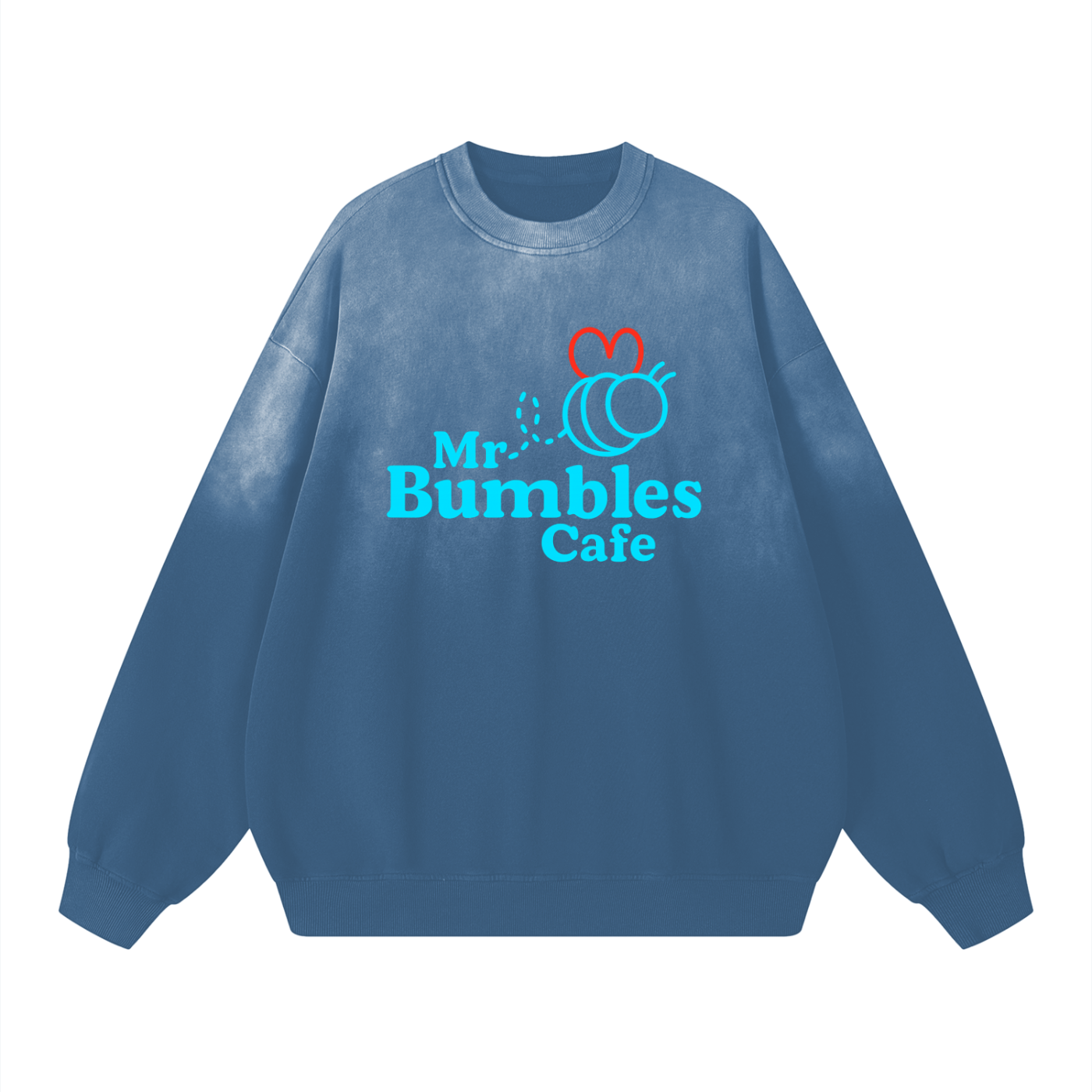 Sunfade Drop-Shoulder Cotton Sweatshirt