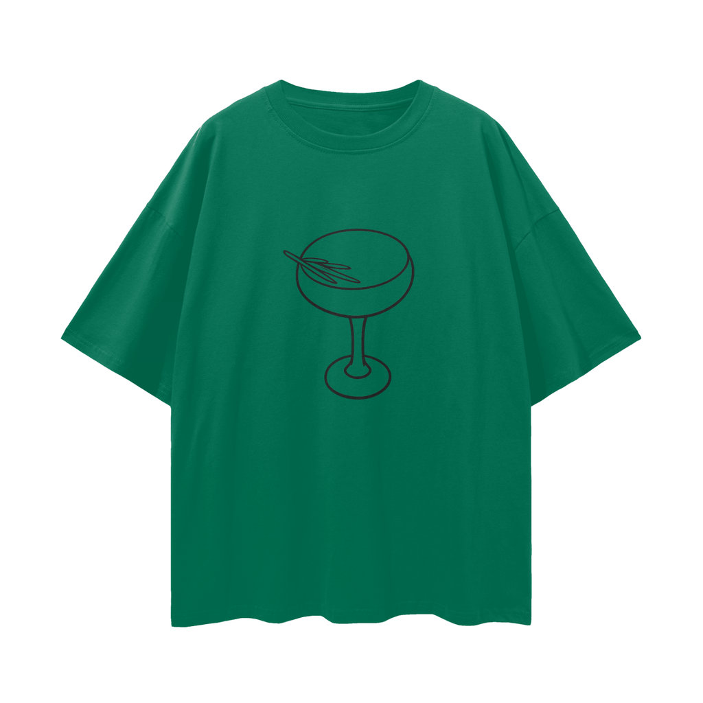 The Grocer Outline Loose Drop Shoulder T-Shirt