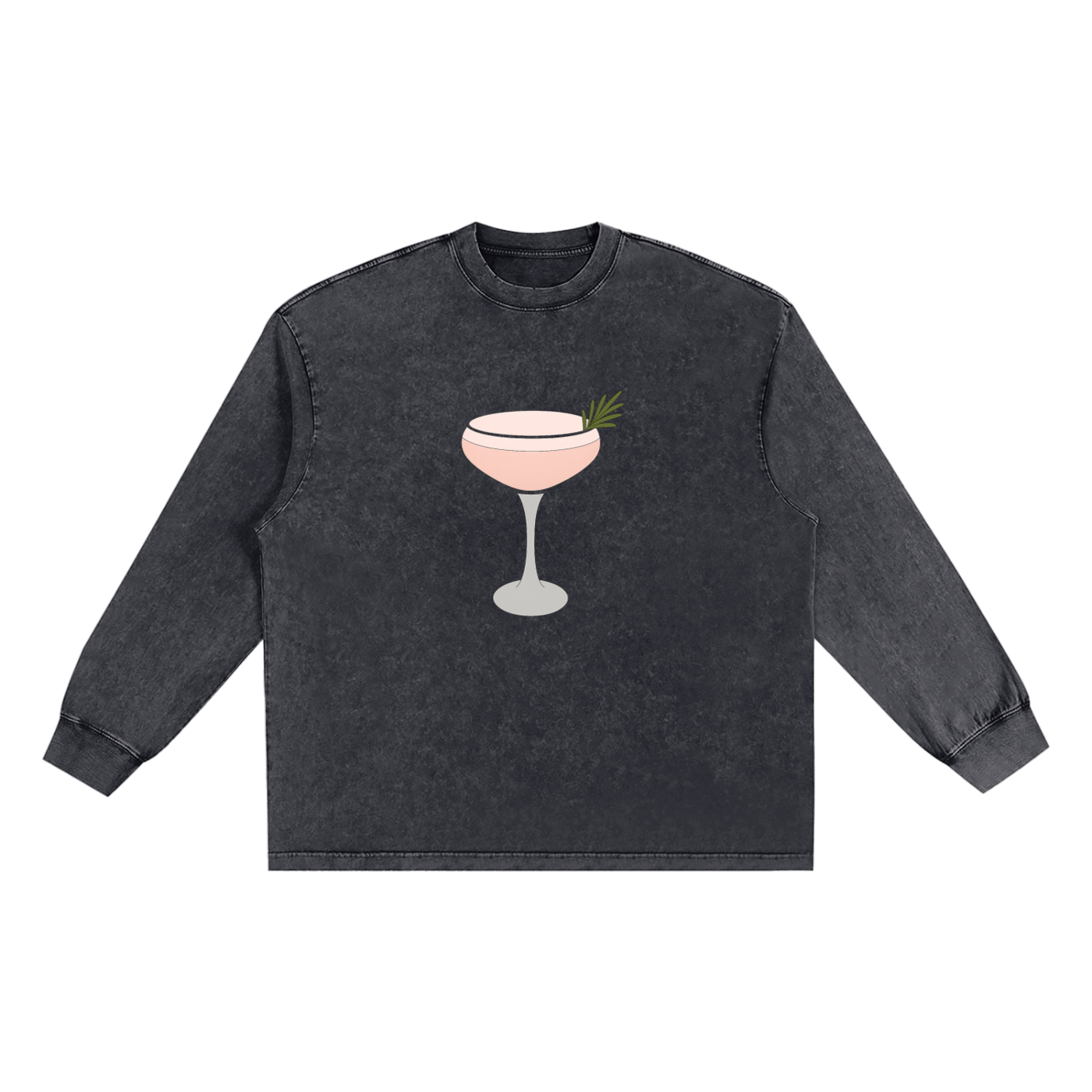 Snow Washed Frayed Edge T-Shirt
