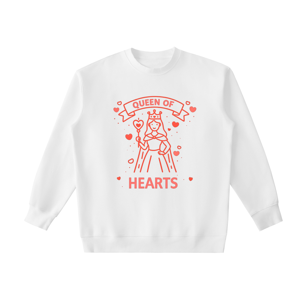 Queen of Hearts Weighted Crewneck Sweatshirt