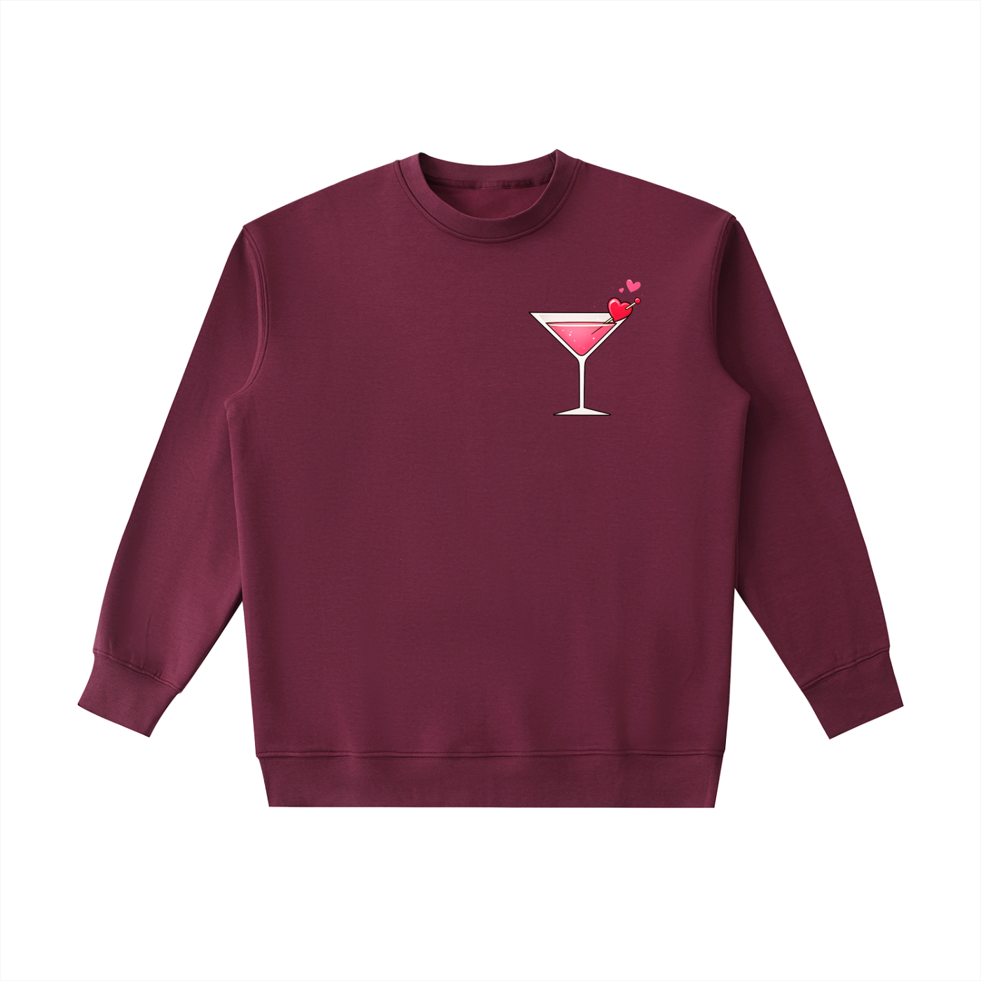 A Lovely Martini Weighted Crewneck Sweatshirt